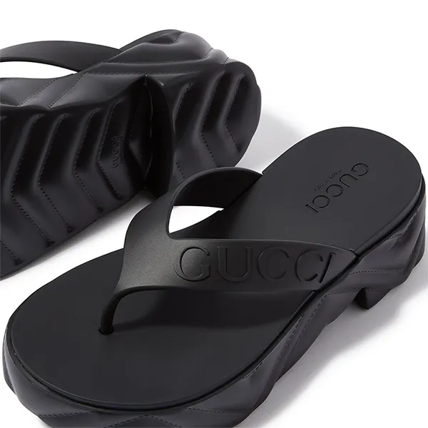 Dép Nữ Gucci Flip Flop 51 Platform Sandals Màu Đen Size 35 - Dép - Vua Hàng Hiệu