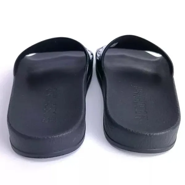 Dép Nữ Moschino Logo Black Slides Màu Đen Size 39