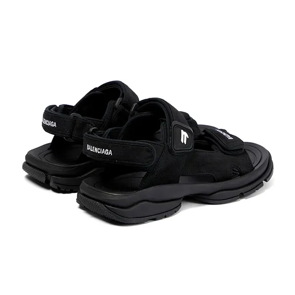 Dép Sandal Balenciaga Black Fabric Ankle Strap Sandals Màu Đen Size 36 - Dép - Vua Hàng Hiệu