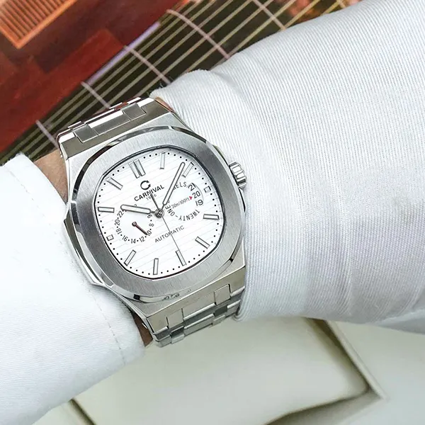 Đồng Hồ Carnival 8158G-VT-T Màu Bạc