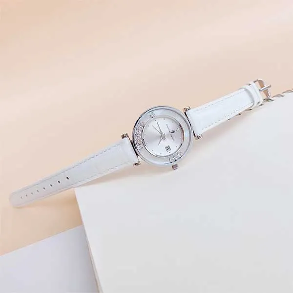 Đồng Hồ Nữ Christian Van Sant Bria Silver Dial Watch CV3811 Màu Trắng - Đồng hồ - Vua Hàng Hiệu