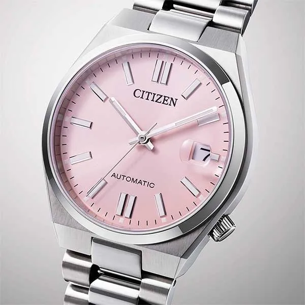Đồng Hồ Citizen Tsuyosa Mechanical NJ0200-50Z 37mm Màu Hồng Bạc - Đồng hồ - Vua Hàng Hiệu