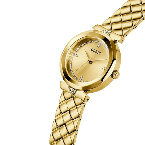 Đồng Hồ Nữ Guess Ladies Gold Tone Analog Watch GW0613L2 Màu Vàng Gold
