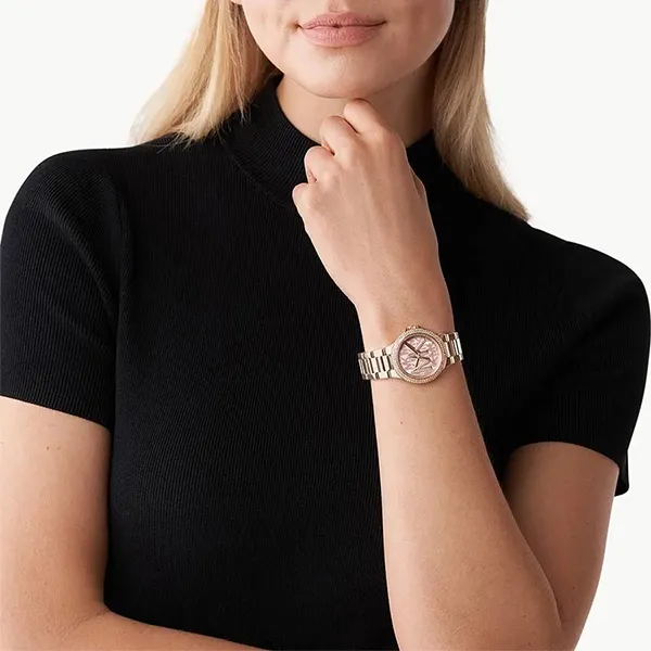 Đồng Hồ Nữ Michael Kors MK7197 Màu Vàng Hồng