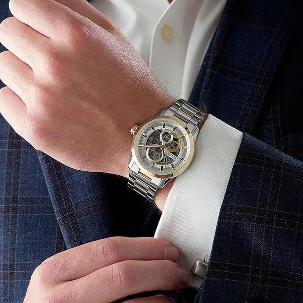 Đồng Hồ Nam Bulova Sketeton 98A214 Màu Vàng Bạc - Đồng hồ - Vua Hàng Hiệu