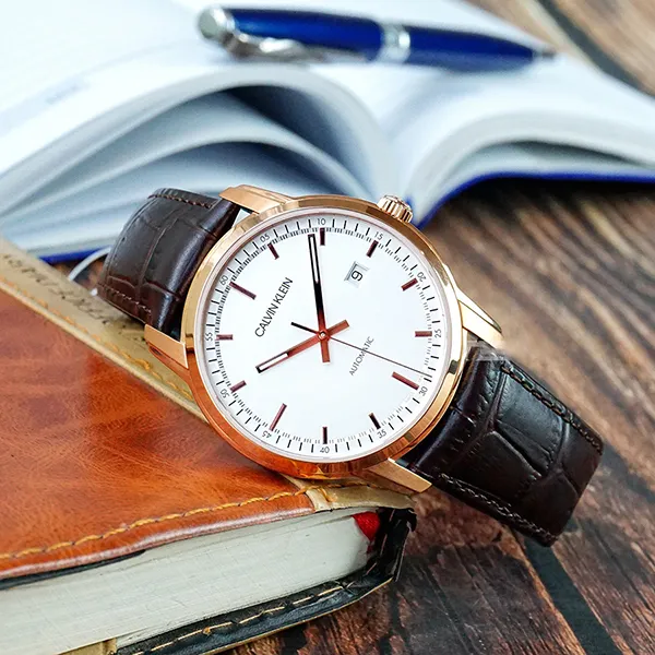 Đồng Hồ Nam Calvin Klein CK Automatic Watch K5S346G6 Màu Nâu