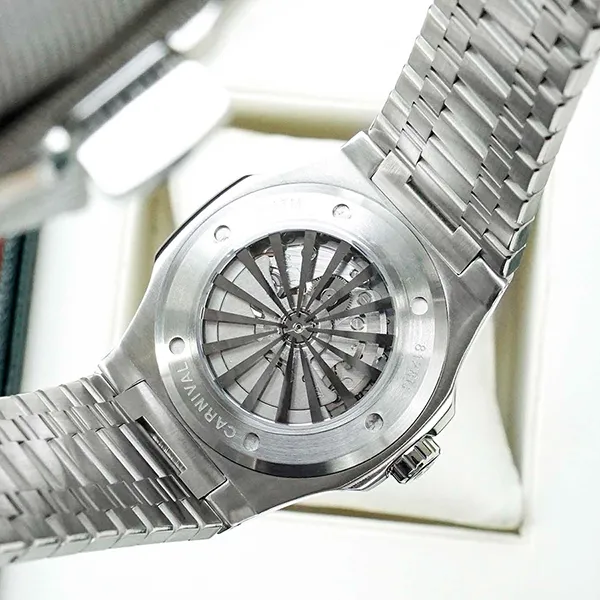 Đồng Hồ Nam Carnival 8128G1-VT-T Watch Màu Bạc