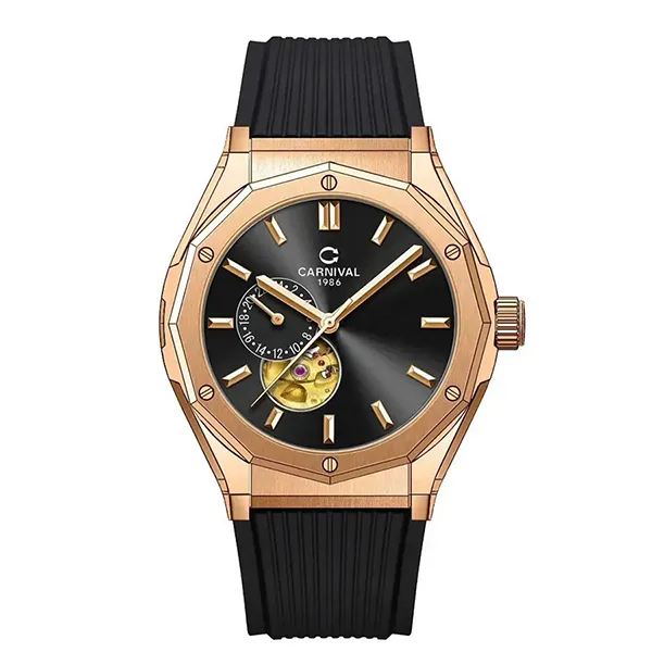 Đồng Hồ Nam Carnival Automatic Watch 8189G-VH-DCS-D Màu Đen - Đồng hồ - Vua Hàng Hiệu