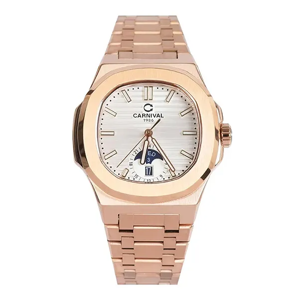 Đồng Hồ Nam Carnival Watch 8110G1-VH-T Màu Vàng Hồng