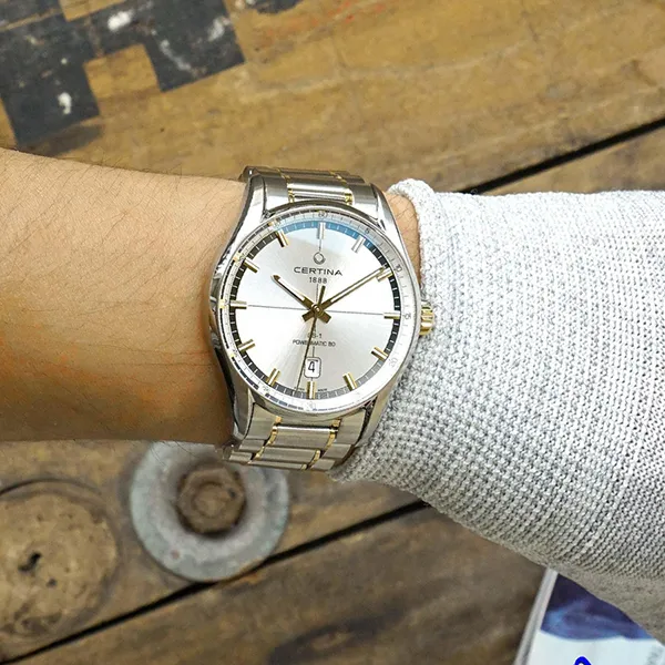 Đồng Hồ Nam Certina Powermatic Watch C029.407.22.031.00 Màu Bạc