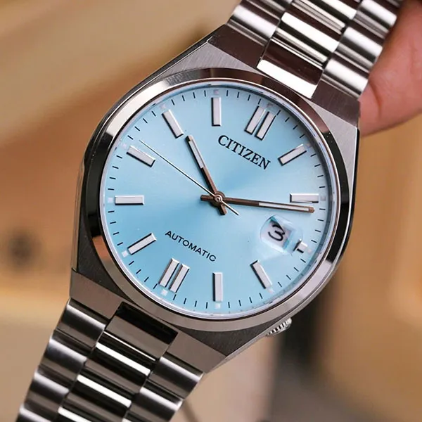 Đồng Hồ Nam Citizen Automatic President Saphire Watch NJ0151-88M Màu Xanh Bạc