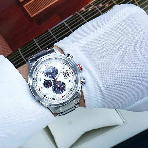 Đồng Hồ Nam Citizen Eco-Drive CA0736-54A Màu Bạc