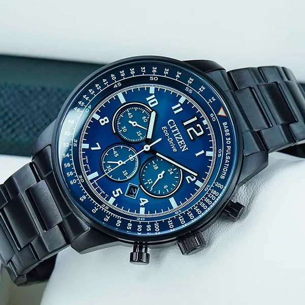 Đồng Hồ Nam Citizen Eco-Drive CA4505-80L Màu Xanh Đen - Đồng hồ - Vua Hàng Hiệu