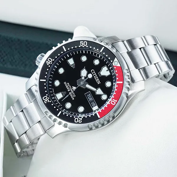 Đồng Hồ Nam Citizen NY0085-86E Màu Bạc Đen