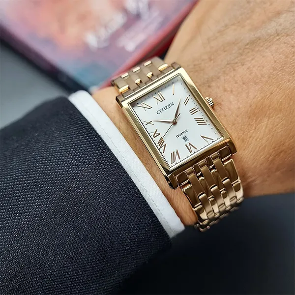 Đồng Hồ Nam Citizen Quartz Watch BH3003-51A Màu Vàng Hồng