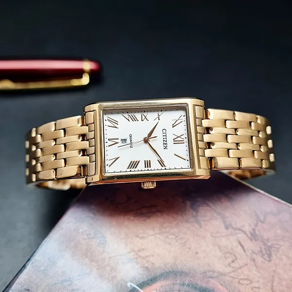 Đồng Hồ Nam Citizen Quartz Watch BH3003-51A Màu Vàng Hồng