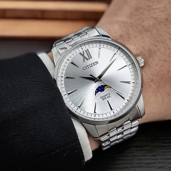 Đồng Hồ Nam Citizen Watch AK5000-54A Màu Bạc