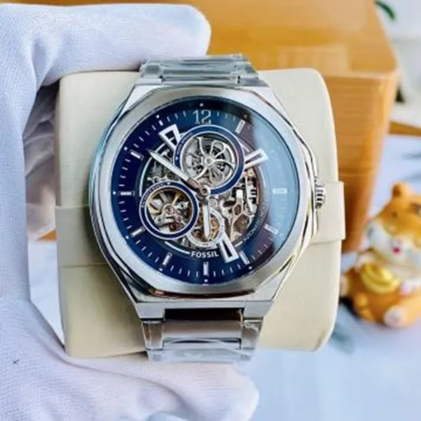 Đồng Hồ Nam Fossil BQ2620 Màu Xanh Bạc
