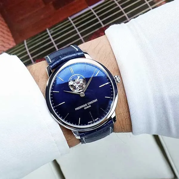 Đồng Hồ Nam Frederique Constant Slimline Heart Beat FC-312N4S6 (FC312N4S6) Màu Xanh Navy
