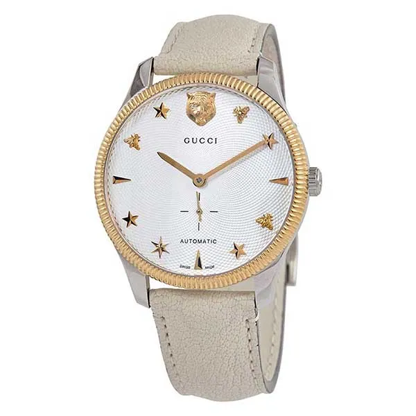 Đồng Hồ Nam Gucci G-Timeless Automatic Silver Dial Watch YA126348 Màu Ghi - Đồng hồ - Vua Hàng Hiệu