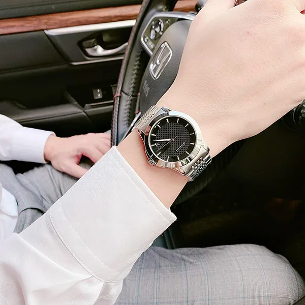 Đồng Hồ Nam Gucci G-Timeless Stainless Steel Watch YA126402 Màu Bạc/Đen