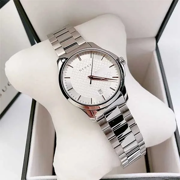 Đồng Hồ Nam Gucci G-Timeless Watch YA126442 Màu Bạc Trắng - Đồng hồ - Vua Hàng Hiệu