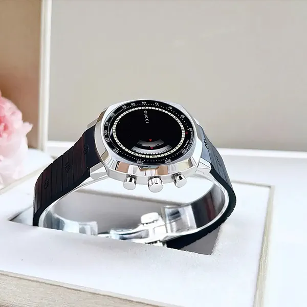 Đồng Hồ Nam Gucci Grip YA157301 Màu Đen