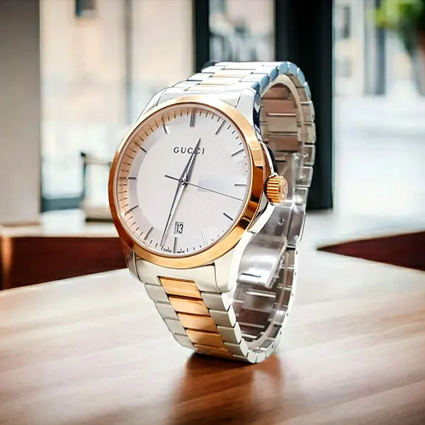 Đồng Hồ Nam Gucci Quartz YA126447 G-Timeless 40mm Màu Bạc