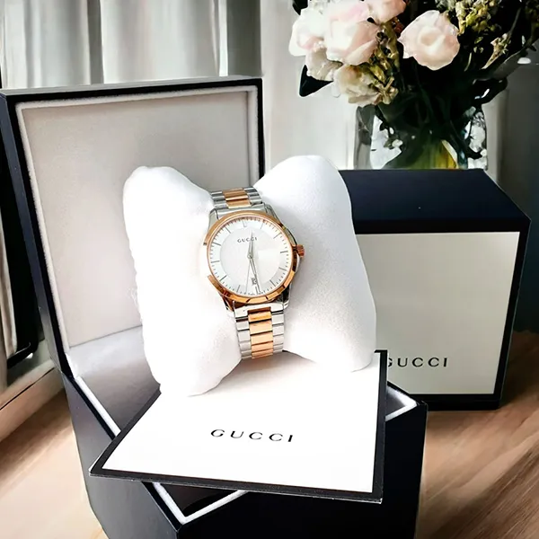 Đồng Hồ Nam Gucci Quartz YA126447 G-Timeless 40mm Màu Bạc