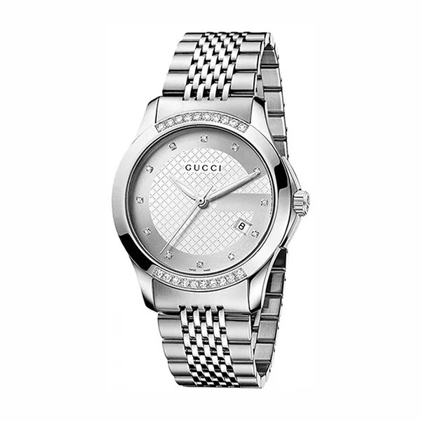 Đồng Hồ Nam Gucci YA126407 Màu Bạc Trắng - Đồng hồ - Vua Hàng Hiệu