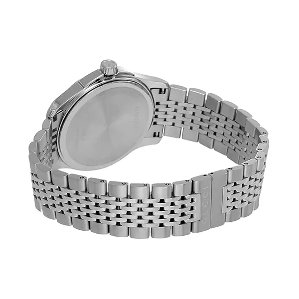 Đồng Hồ Nam Gucci YA1264107 G-Timeless Quartz Brown Dial Stainless Steel YA1264107 Watch Màu Bạc Nâu - Đồng hồ - Vua Hàng Hiệu