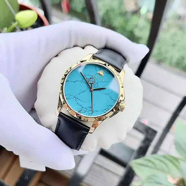 Đồng Hồ Nữ Gucci YA126462 Le Marché Des Merveilles 38mm Màu Đen Xanh
