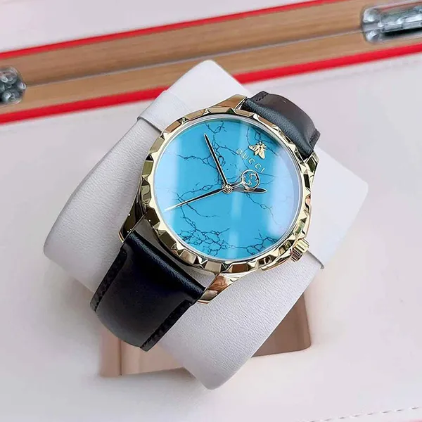 Đồng Hồ Nữ Gucci YA126462 Le Marché Des Merveilles 38mm Màu Đen Xanh