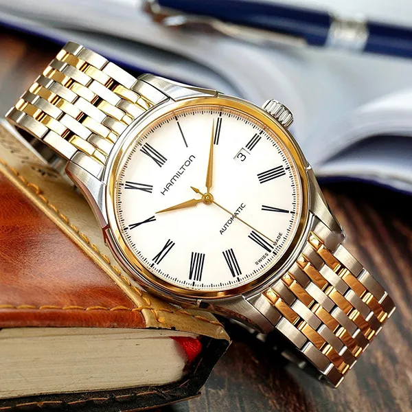 Đồng Hồ Nam Hamilton Classic Valiant Automatic Watch H39525214 Màu Vàng/Bạc