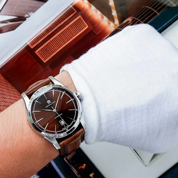 Đồng Hồ Nam Hamilton Spirit Of Liberty H42415501 Màu Nâu