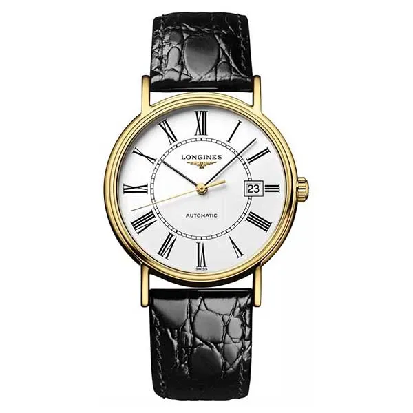 Đồng Hồ Nam Longines Presence Automatic L4.921.2.11.2 (L49212112) Màu Trắng Đen - Đồng hồ - Vua Hàng Hiệu