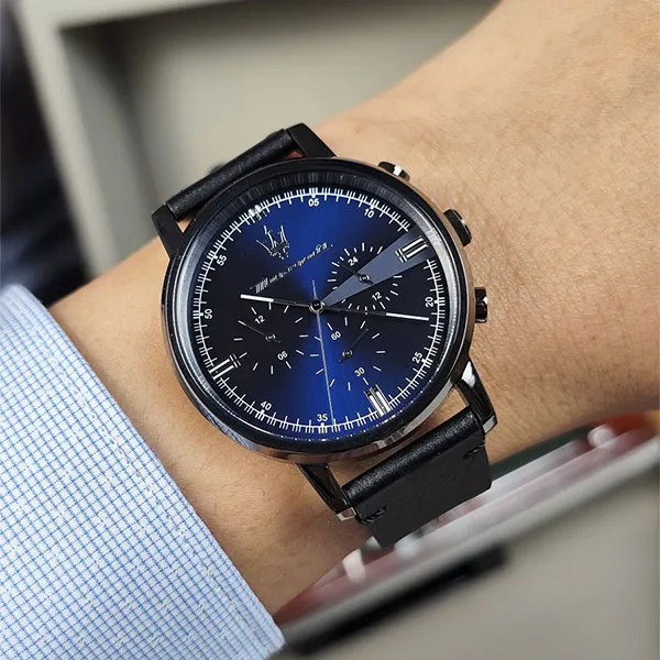 Đồng Hồ Nam Maserati Eleganza Chronograph R8871630002 Màu Xanh Đen - Đồng hồ - Vua Hàng Hiệu