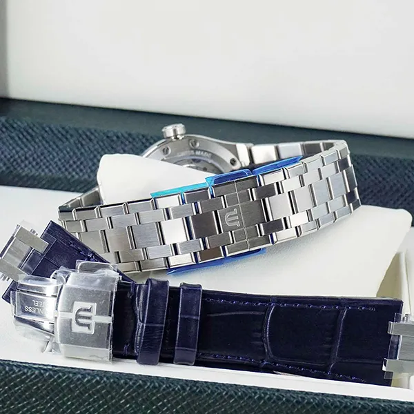 Đồng Hồ Nam Maurice Lacroix Aikon AI6007-SS002-430-2 (Kèm Dây Da) Màu Bạc Xanh - Đồng hồ - Vua Hàng Hiệu
