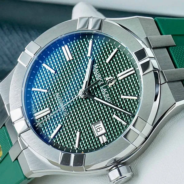 Đồng Hồ Nam Maurice Lacroix Aikon AI6008-SS000-630-5 Màu Xanh Lá - Đồng hồ - Vua Hàng Hiệu