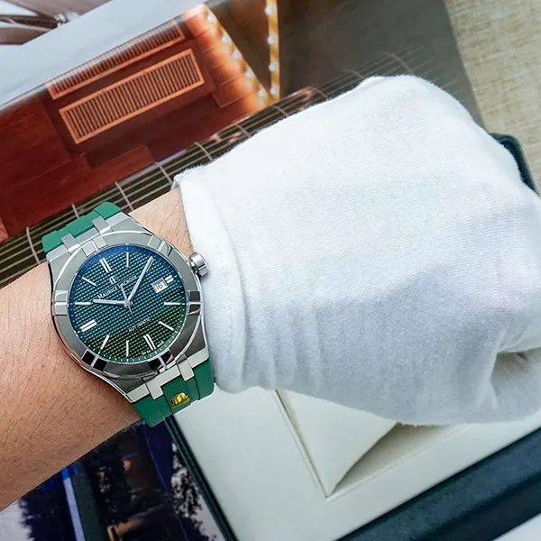 Đồng Hồ Nam Maurice Lacroix Aikon AI6008-SS000-630-5 Màu Xanh Lá - Đồng hồ - Vua Hàng Hiệu