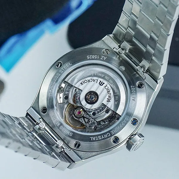 Đồng Hồ Nam Maurice Lacroix Aikon Automatic AI6007-SS002-430-1 Màu Bạc Xanh - Đồng hồ - Vua Hàng Hiệu