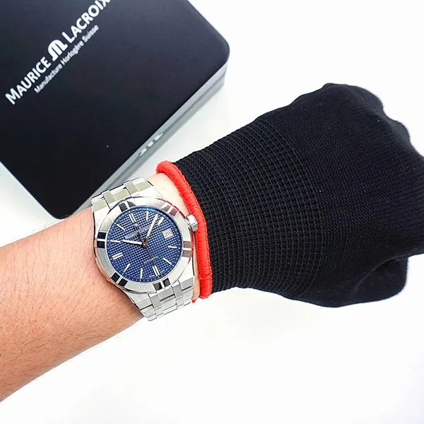 Đồng Hồ Nam Maurice Lacroix Aikon Automatic AI6007-SS002-430-1 Màu Bạc Xanh - Đồng hồ - Vua Hàng Hiệu