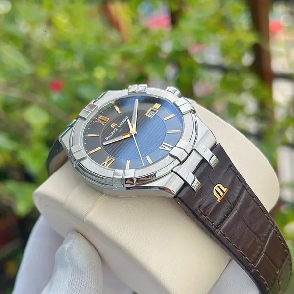Đồng Hồ Nam Maurice Lacroix Aikon Quartz AI1008-SS001-333-1 (AI1008SS0013331) Màu Nâu Bạc - Đồng hồ - Vua Hàng Hiệu