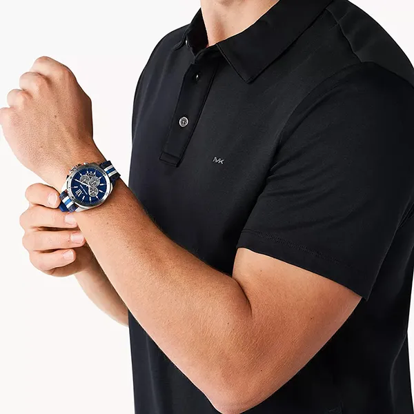 Đồng Hồ Nam Michael Kors Brecken Watch MK8950 Màu Xanh/Trắng