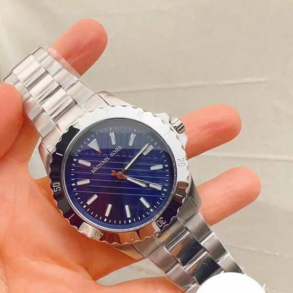 Đồng Hồ Nam Michael Kors MK Everest Blue Watch 40mm MK9079 Màu Xanh Bạc