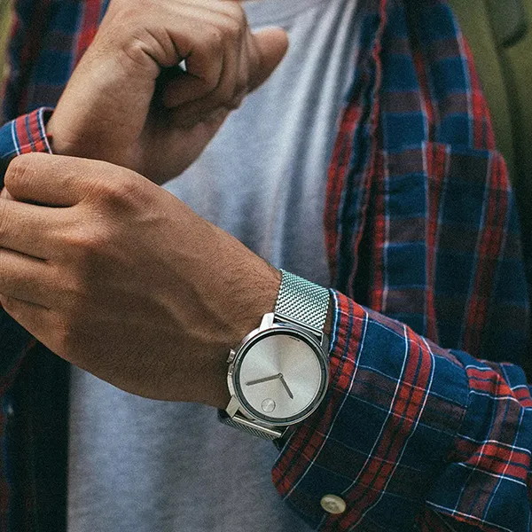 Đồng Hồ Nam Movado Bold Silver Dial Mesh Watch 3600260 Màu Bạc - Đồng hồ - Vua Hàng Hiệu