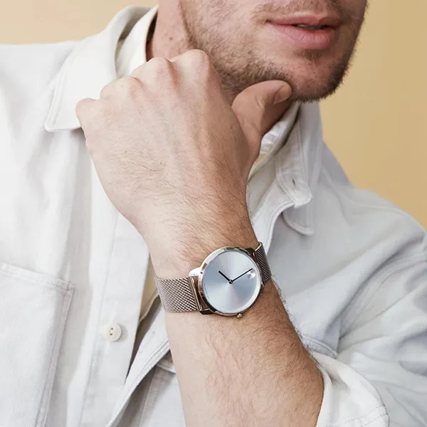 Đồng Hồ Nam Movado Bold Silver Dial Mesh Watch 3600260 Màu Bạc - Đồng hồ - Vua Hàng Hiệu