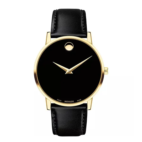 Đồng Hồ Nam Movado Classic Museum Watch 40mm 0607314 Màu Đen - Đồng hồ - Vua Hàng Hiệu