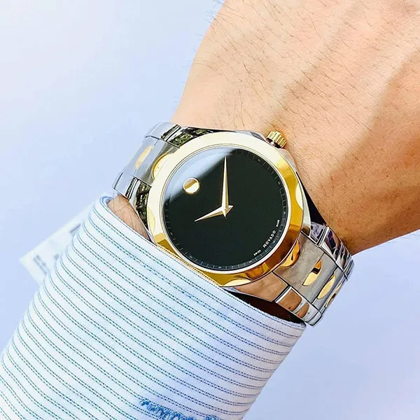 Đồng Hồ Nam Movado Quartz 0606906 Luno Sport 40mm Màu Đen Vàng - Đồng hồ - Vua Hàng Hiệu