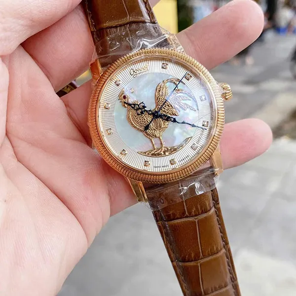 Đồng Hồ Nam Ogival OG358.37AGR-GL Kim Kê Màu Nâu Trắng - Đồng hồ - Vua Hàng Hiệu